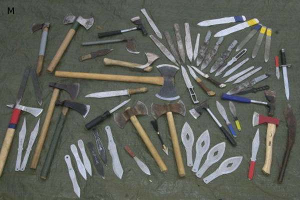LBHR 2002: That's the collection of knives people brought to the meeting.