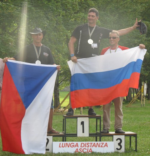 Podium World Champions Axe long distance male: Stany, Stanislav, Konstantin